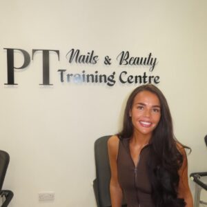 Mackenzie, Nail Art Masterclass tutor, at PT Nails & Beauty Training Centre